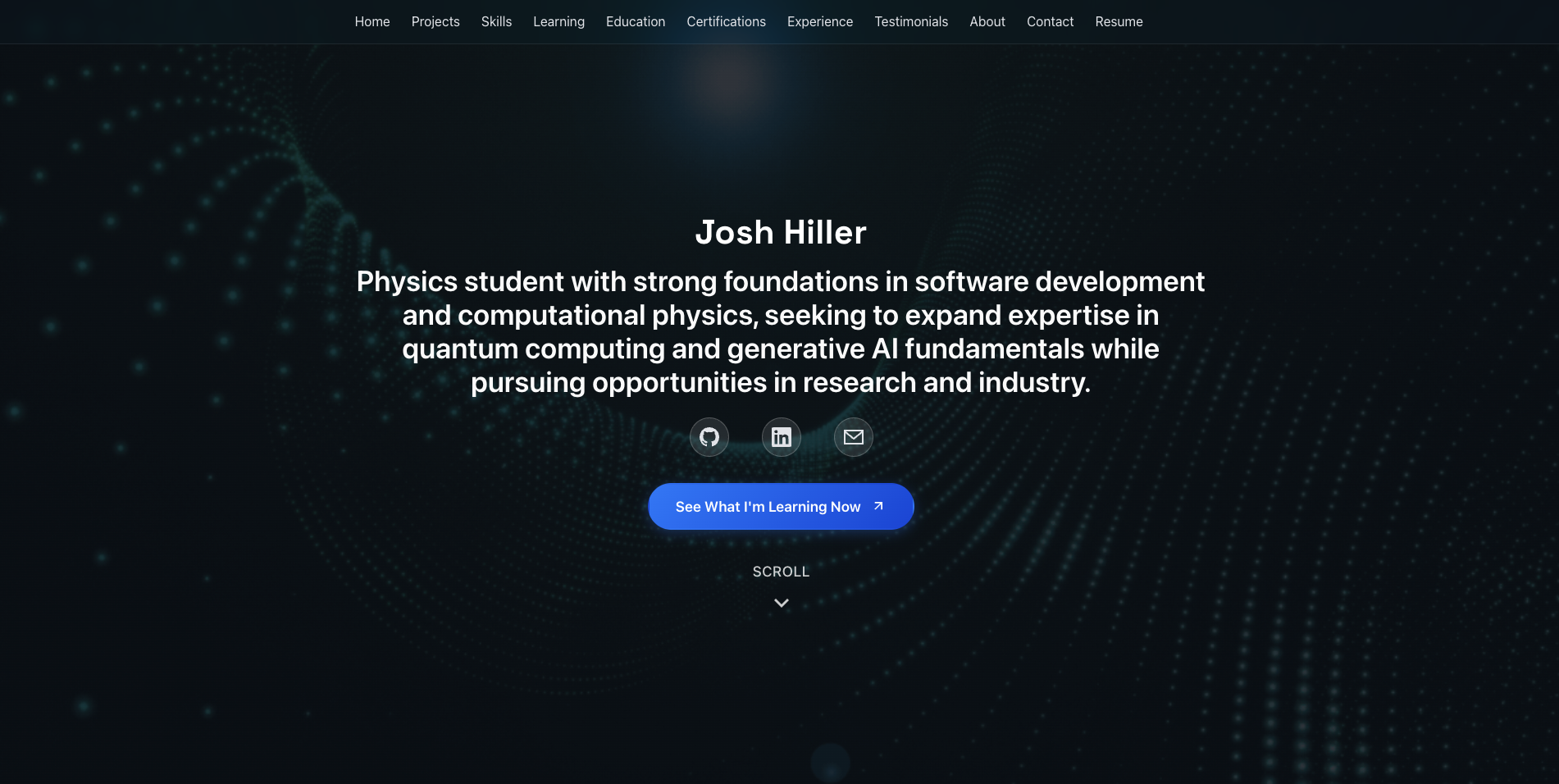 Personal Portfolio Website